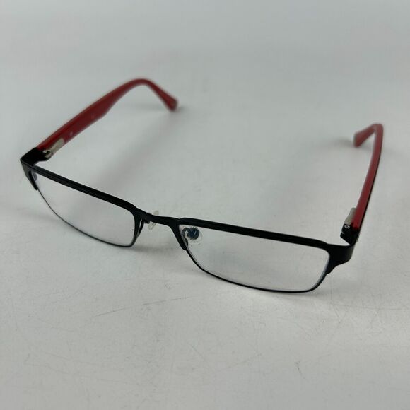 Sperry Waterline C04 Eyeglass Frames Unisex Rectangle Red Black Kids 48-15-120mm - Picture 1 of 10